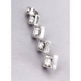 Necklace - Pendant - 925 Sterling Silver w/ CZ - 5-Diamond Shape - PT-PPT8751CL Necklace - Pendant - 925 Sterling Silver w/ CZ - 5-Diamond Shape - PT-PPT8751CL